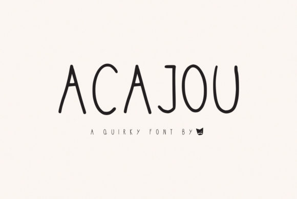 Acajou Font Review