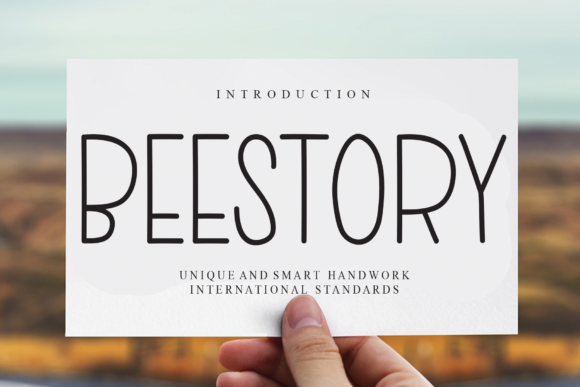 Beestory: A Handwritten Font for Web Design