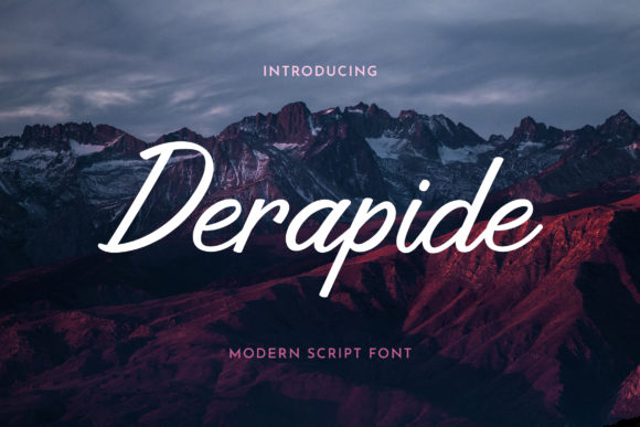Derapide: A Font for Elegant Branding