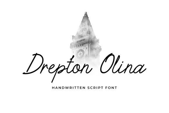 Drepton Olina: A Handwritten Font for Editorial Magic