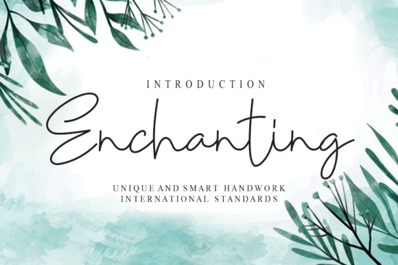 Enchanting Font: Elegant Script for Web Design