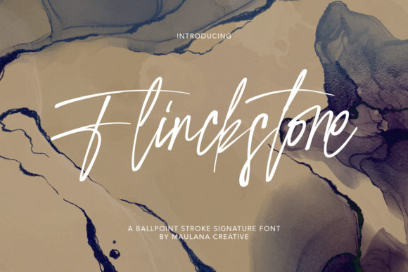 Flinckstone: A Handwritten Font for Editorial Design