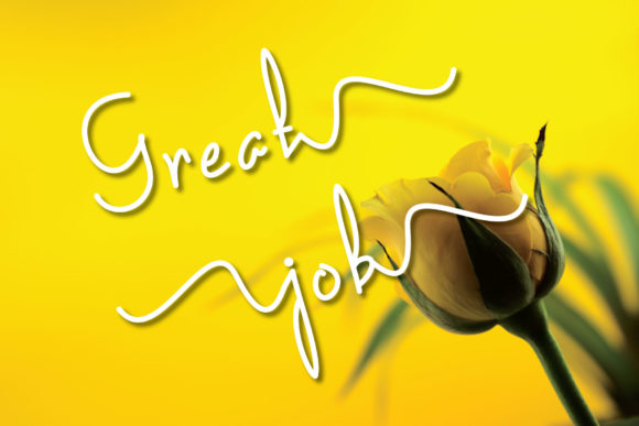 Great Job Font: Elegant Script for Web Design