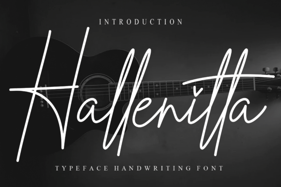 Hallenitta: A Stylish Script Font for Makers