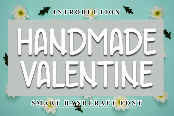 Handmade Valentine Font for Web Design