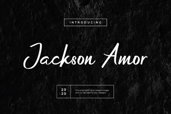 Jackson Amor: A Font for Campaign Creativity