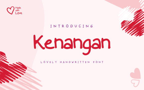 Kenangan: A Handwritten Font for Thoughtful Design
