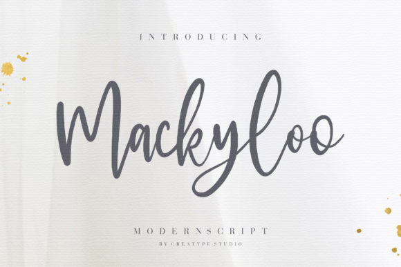 Mackyloo: A Font for Elegant Branding