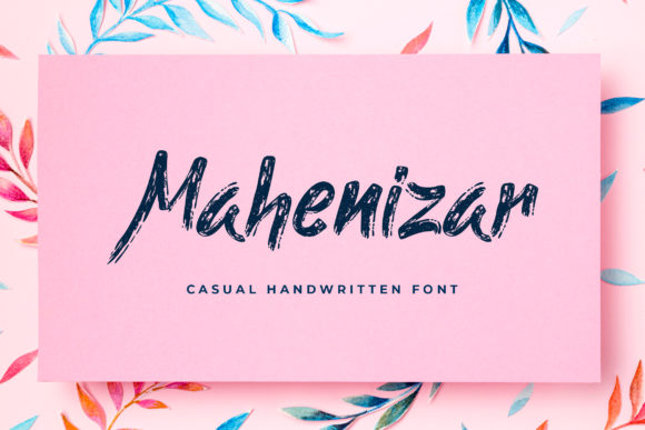 Mahenizar: A Cool Handwritten Font for Web Design