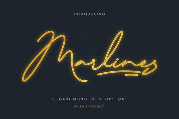 Marlines: A Stylish Font for Business Branding