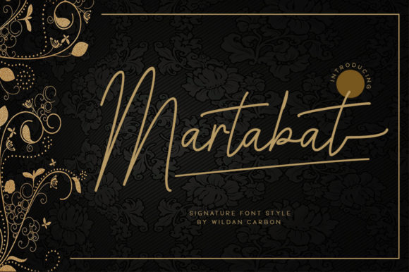 Martabat: A Stylish Script Font for Web Design