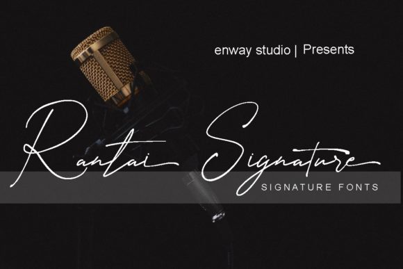Rantai Signature Font for Bold Campaigns