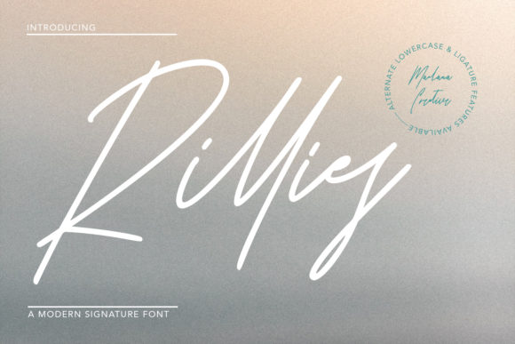 Rillies: A Handwritten Font for Business