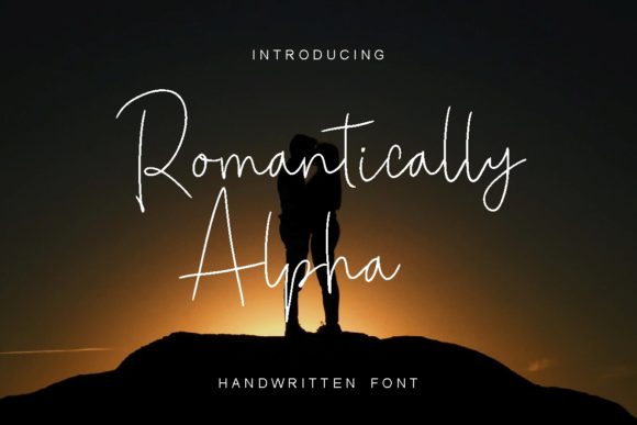 Romantically Alpha Font for Crafters