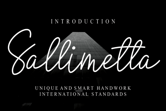 Sallimetta: A Handwritten Font for Creative Projects