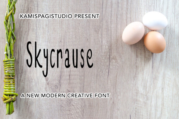 Skycrause: A Modern Handwritten Font