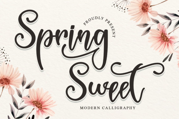 Spring Sweet: A Font for Springtime Branding