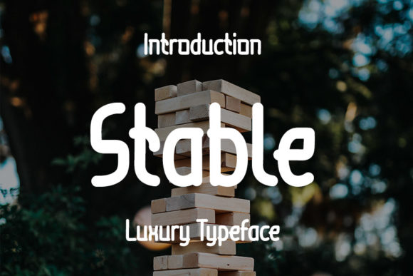 Stable: A Bold Handwritten Font