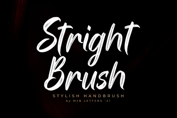 Stright Brush: A Font That Elevates Your Brand