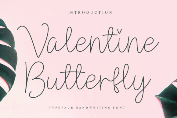 Valentine Butterfly Font for Bold Campaigns